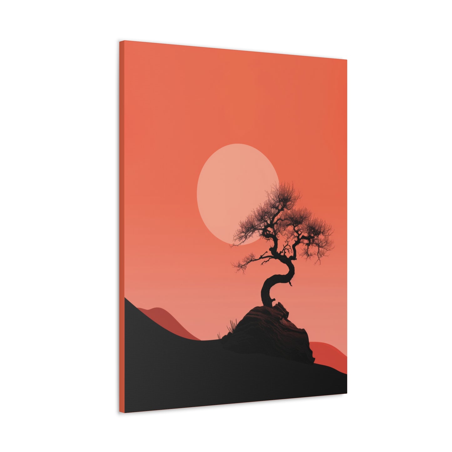 Bonsai Tree - Illustration Canvas Gallery Wraps