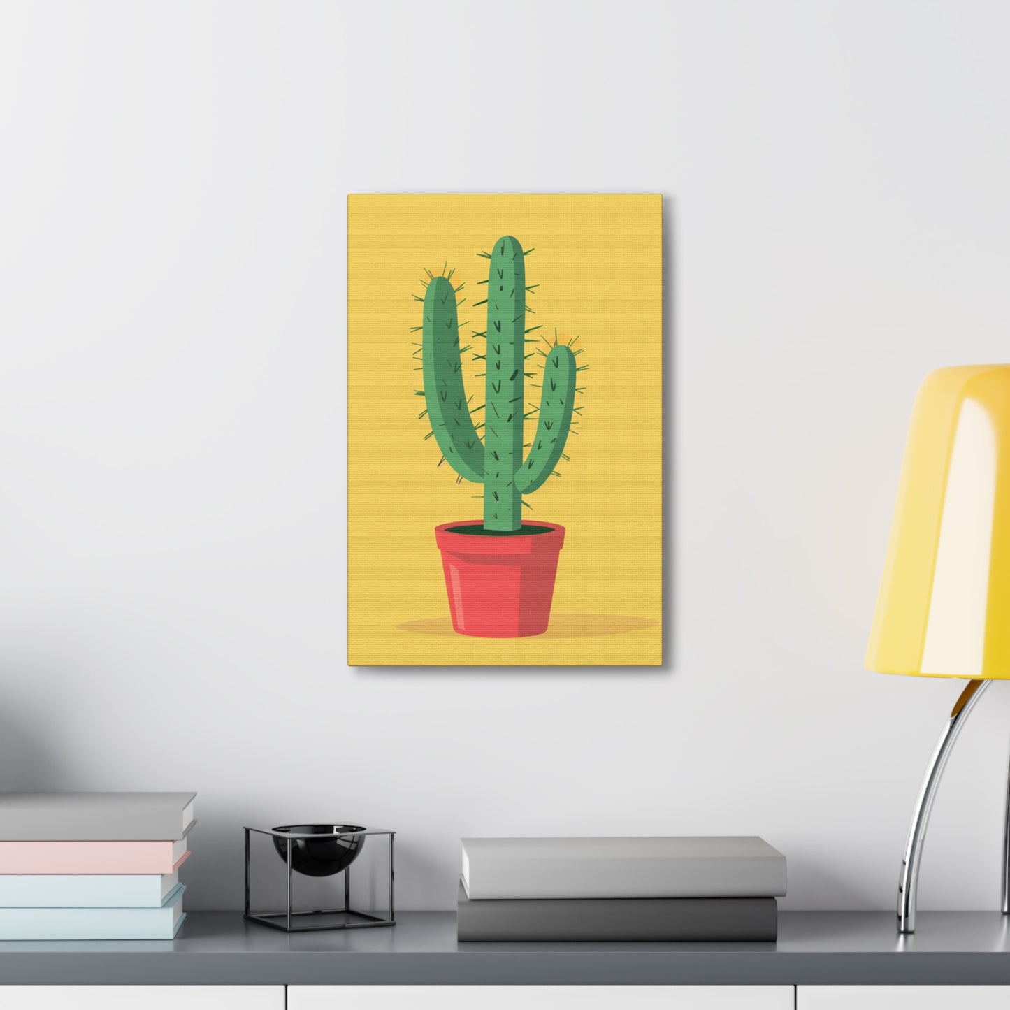 Cactus Plant - Illustration Canvas Gallery Wraps