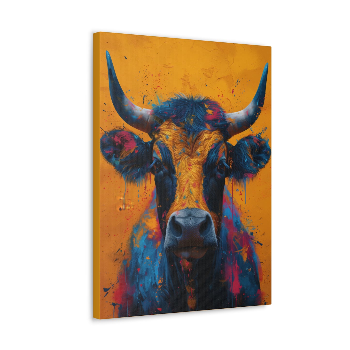 Buffalo - Illustration Canvas Gallery Wraps