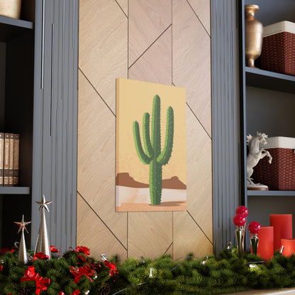 Cactus Plant - Illustration Canvas Gallery Wraps