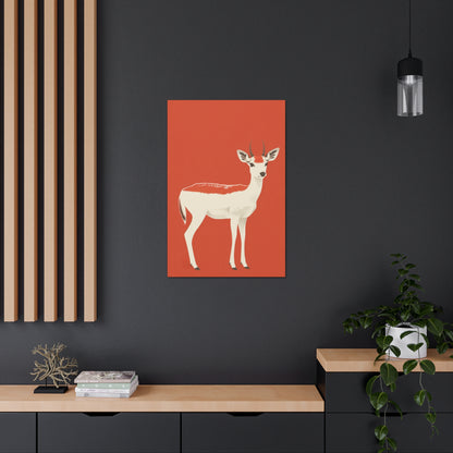 Deer Digital Illustration Canvas Gallery Wraps