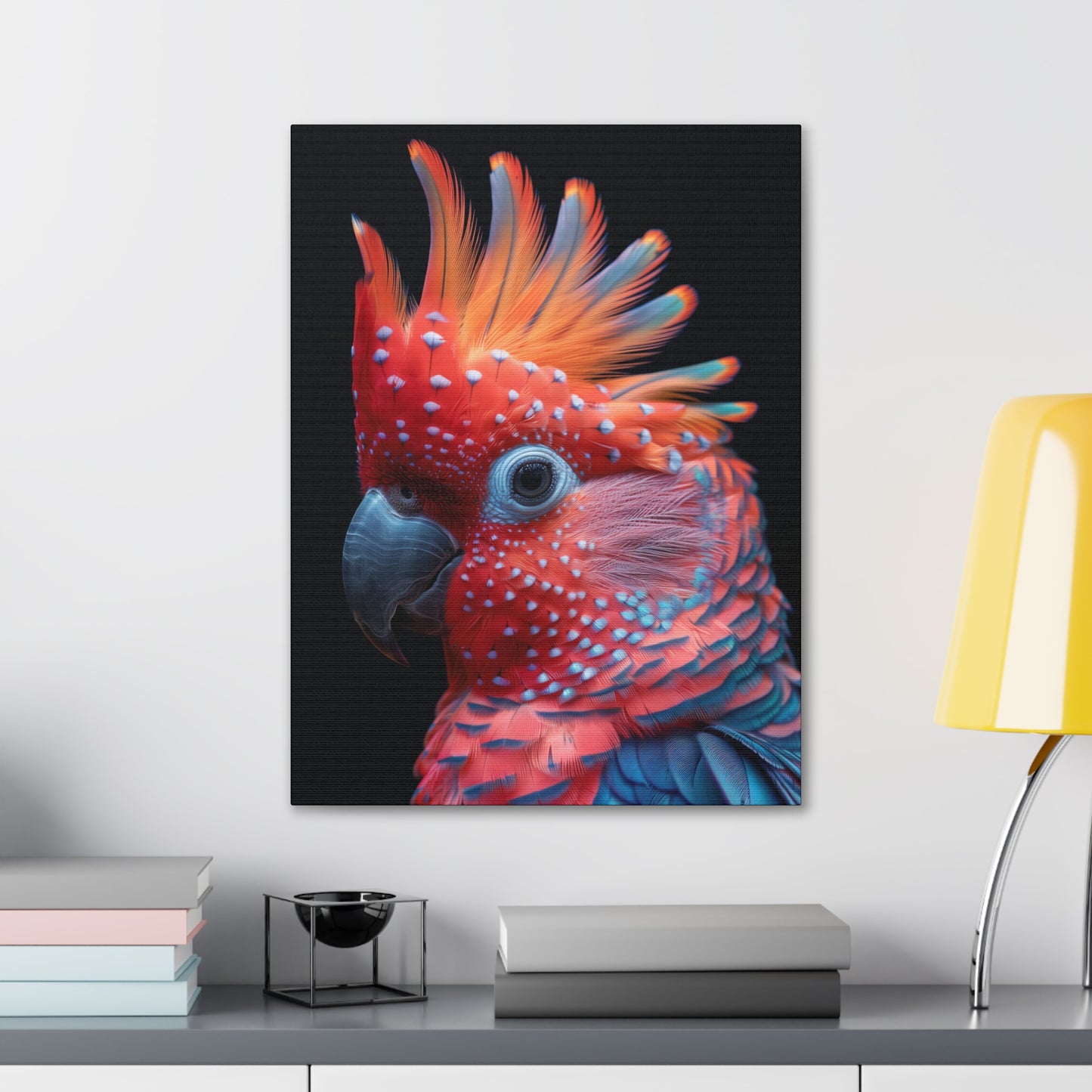 Beautiful Bird - Abstract Illustration Canvas Gallery Wraps