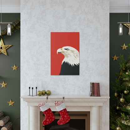 Bald Eagle Digital Illustration Canvas Gallery Wraps