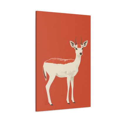 Deer Digital Illustration Canvas Gallery Wraps