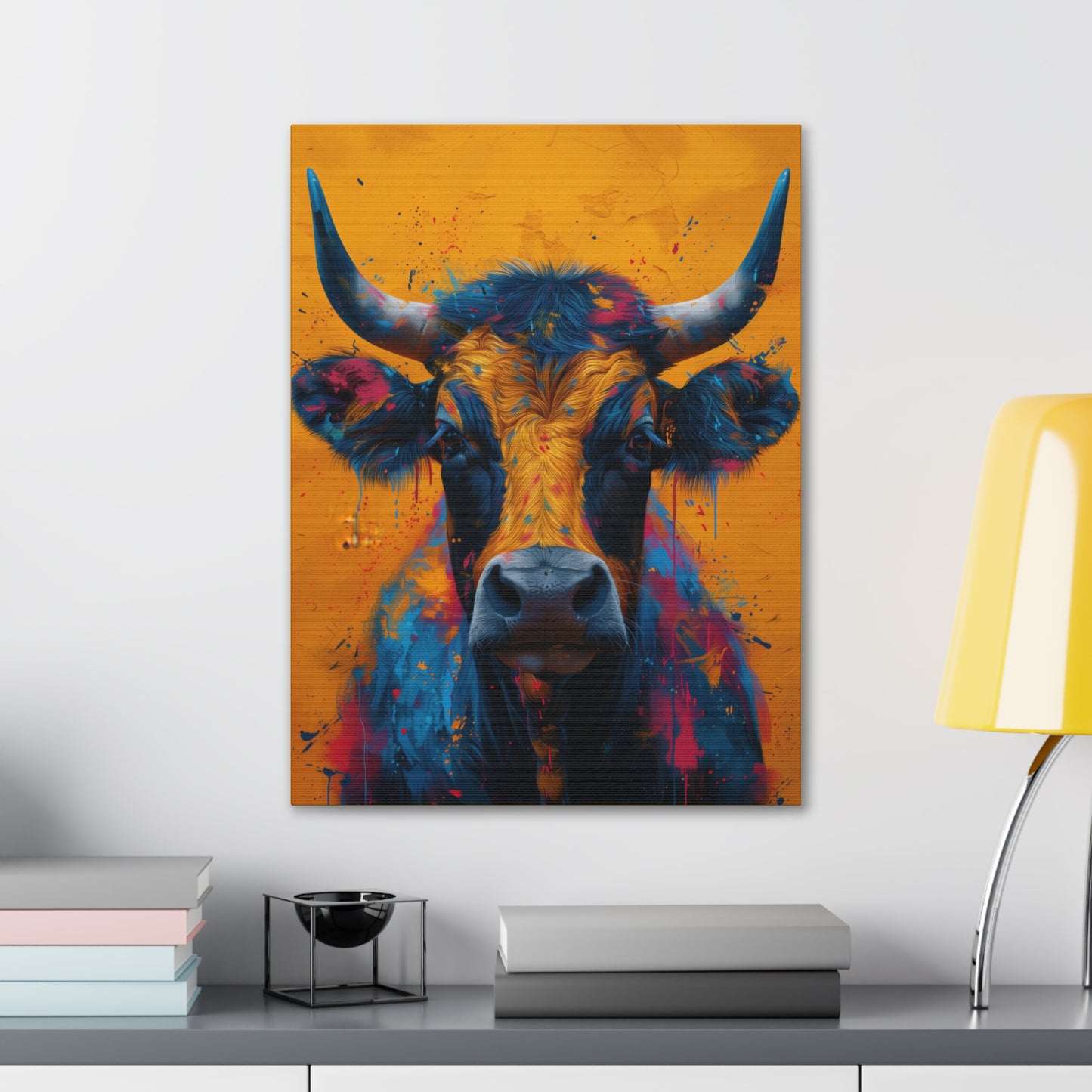 Buffalo - Illustration Canvas Gallery Wraps