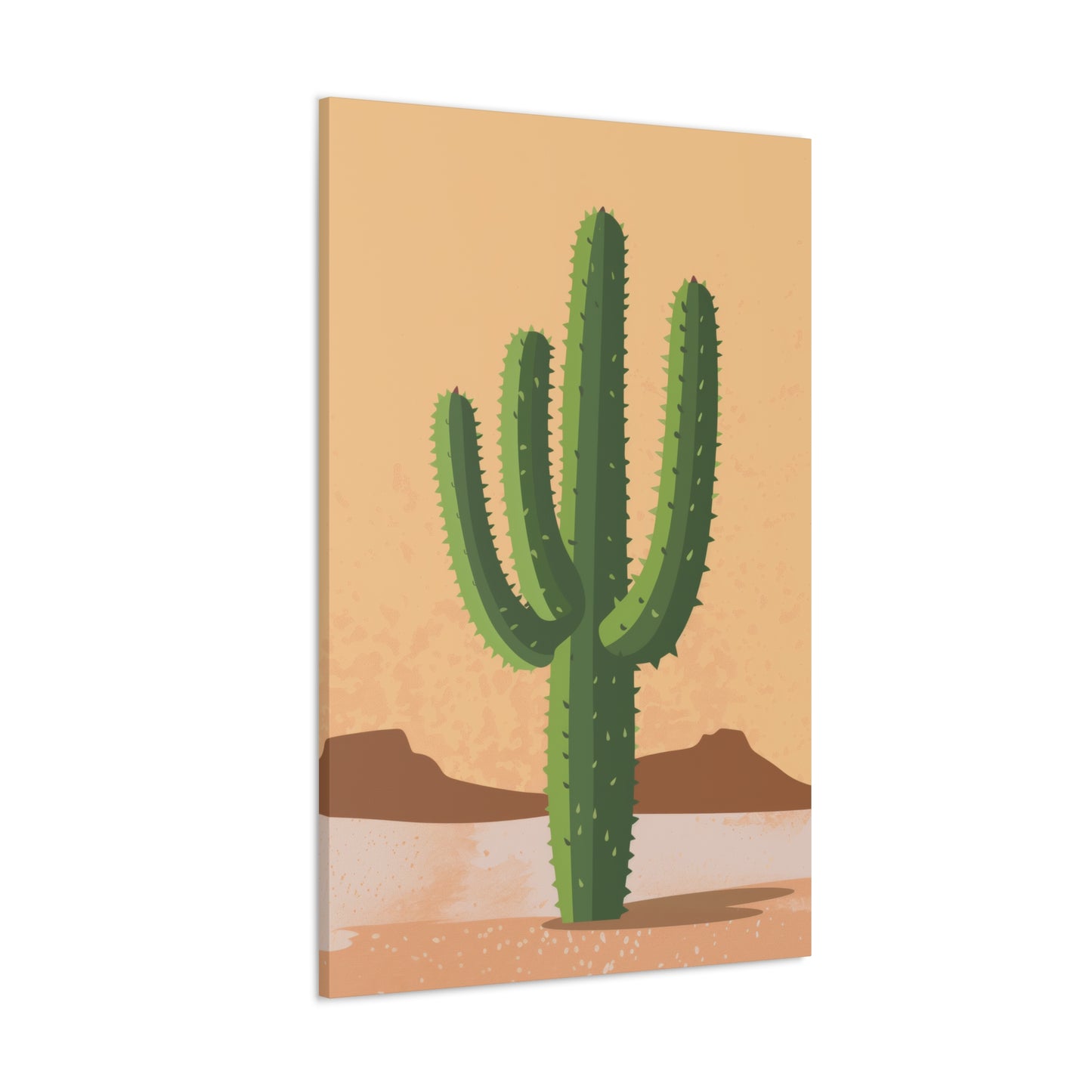 Cactus Plant - Illustration Canvas Gallery Wraps