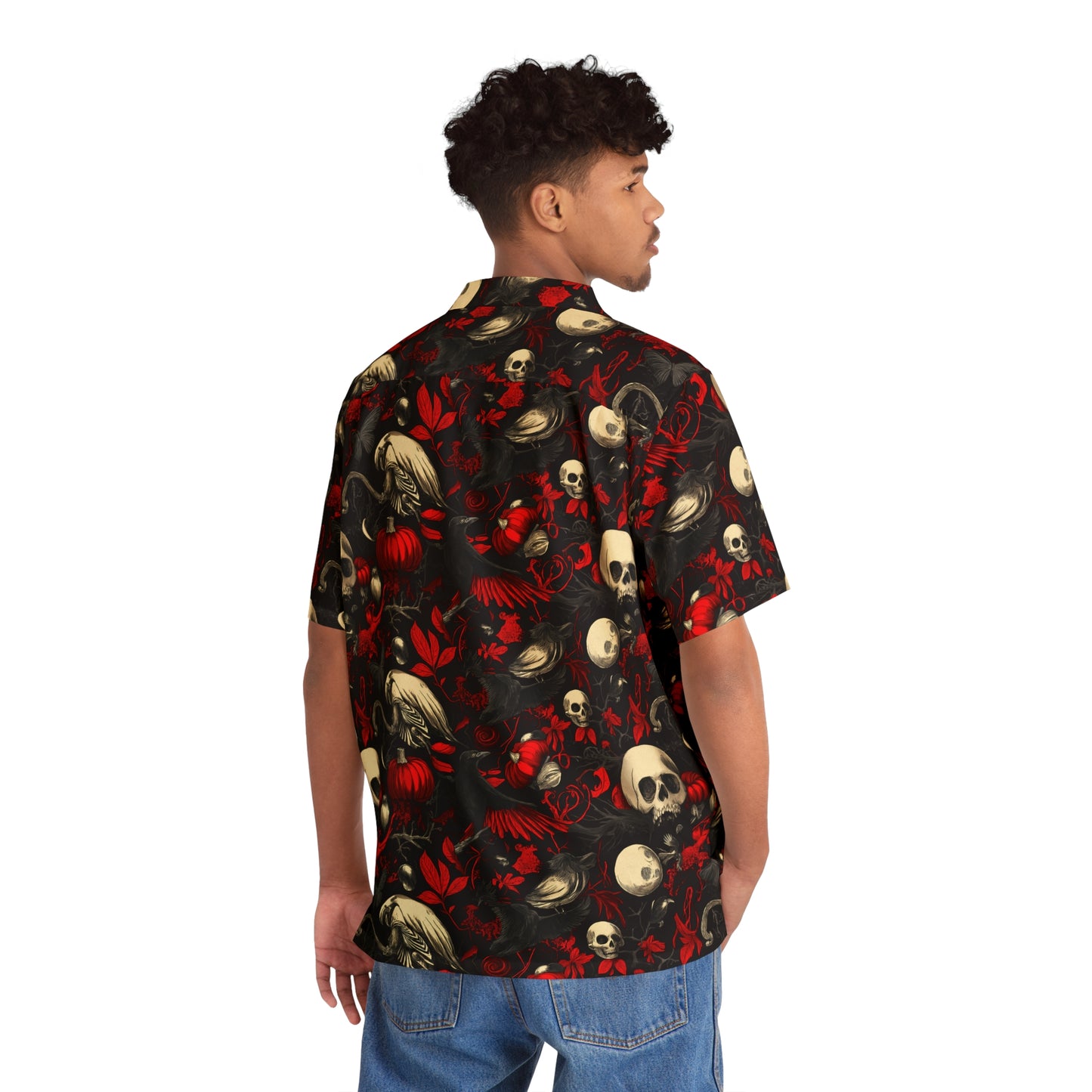 Halloween Special Men's Hawaiian Shirt (AOP)