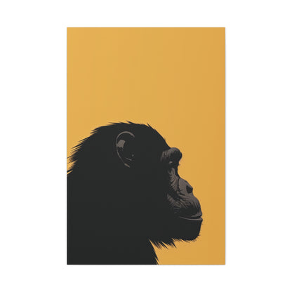 Gorilla Digital Illustration Canvas Gallery Wraps