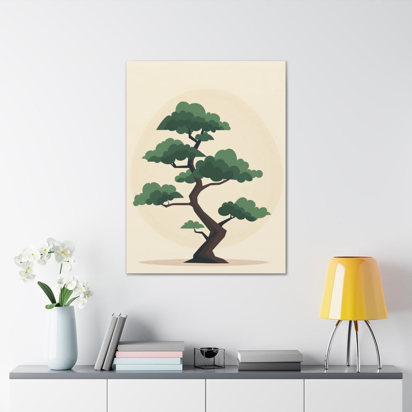 Bonsai Tree - Illustration Canvas Gallery Wraps