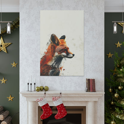 Fox Digital Illustration Canvas Gallery Wraps