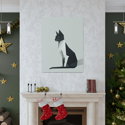 Cat - Digital Illustration Canvas Gallery Wraps