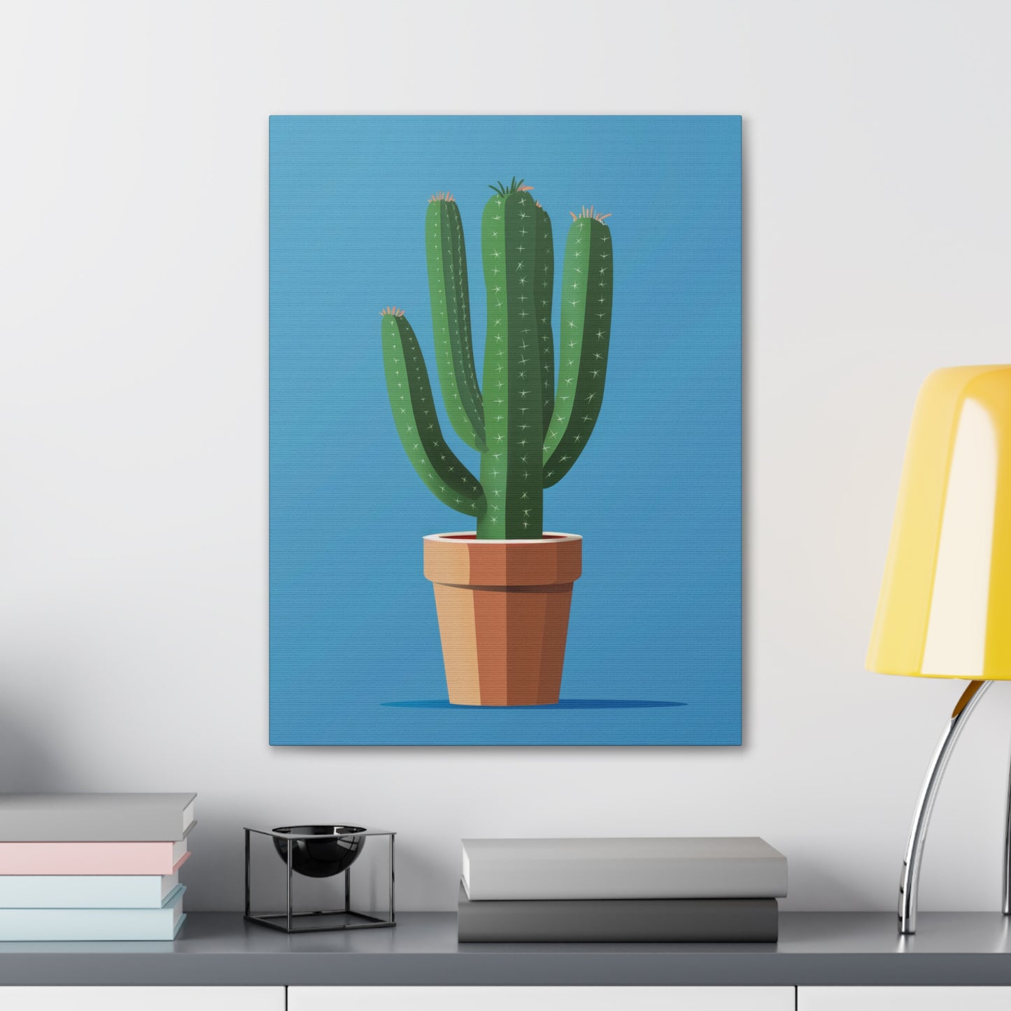 Cactus Plant - Illustration Canvas Gallery Wraps