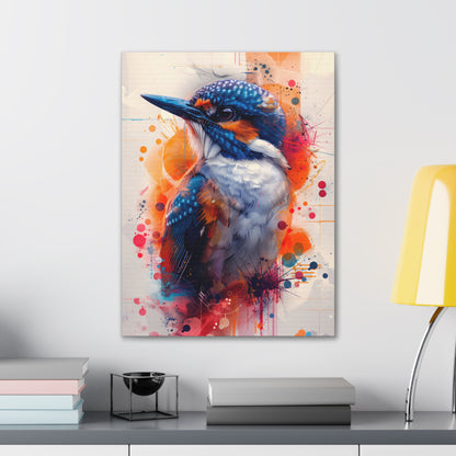 Bird - Abstract Illustration Canvas Gallery Wraps