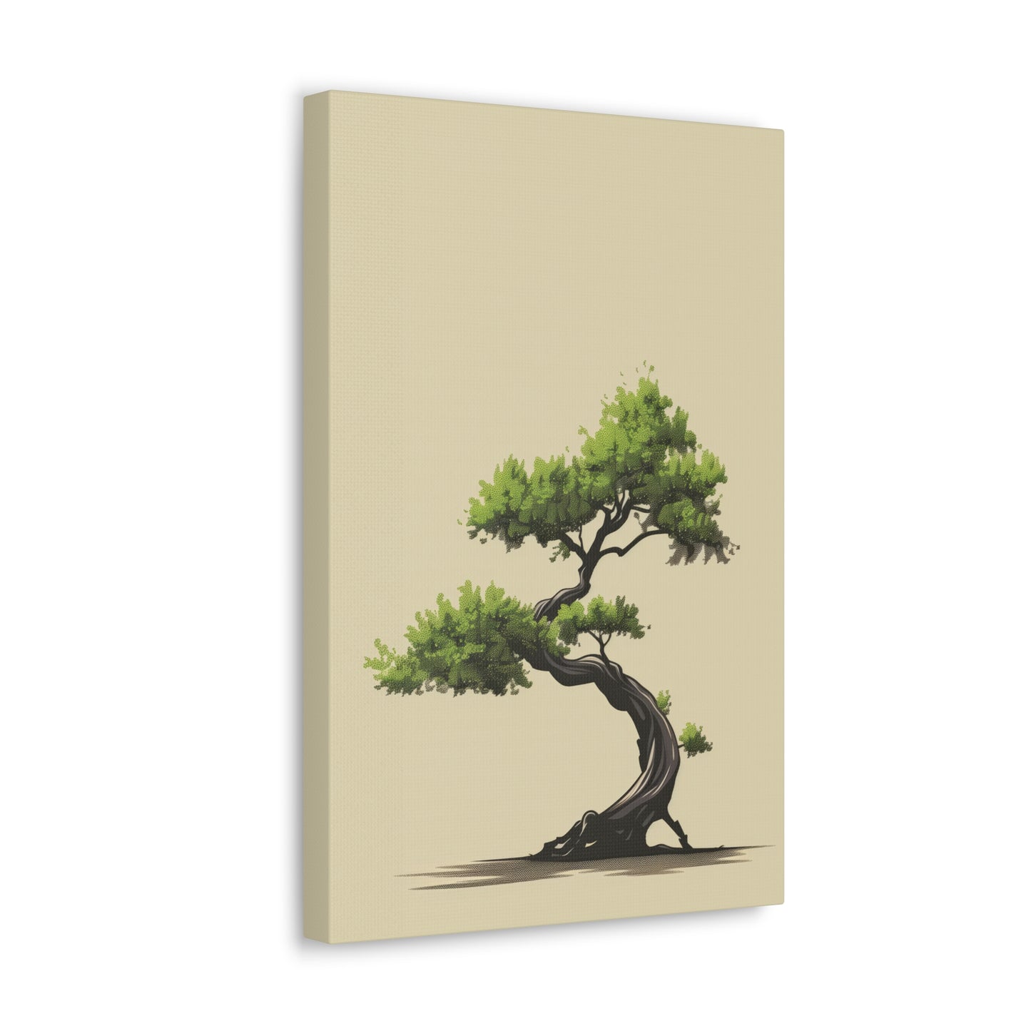 Bonsai Tree - Illustration Canvas Gallery Wraps