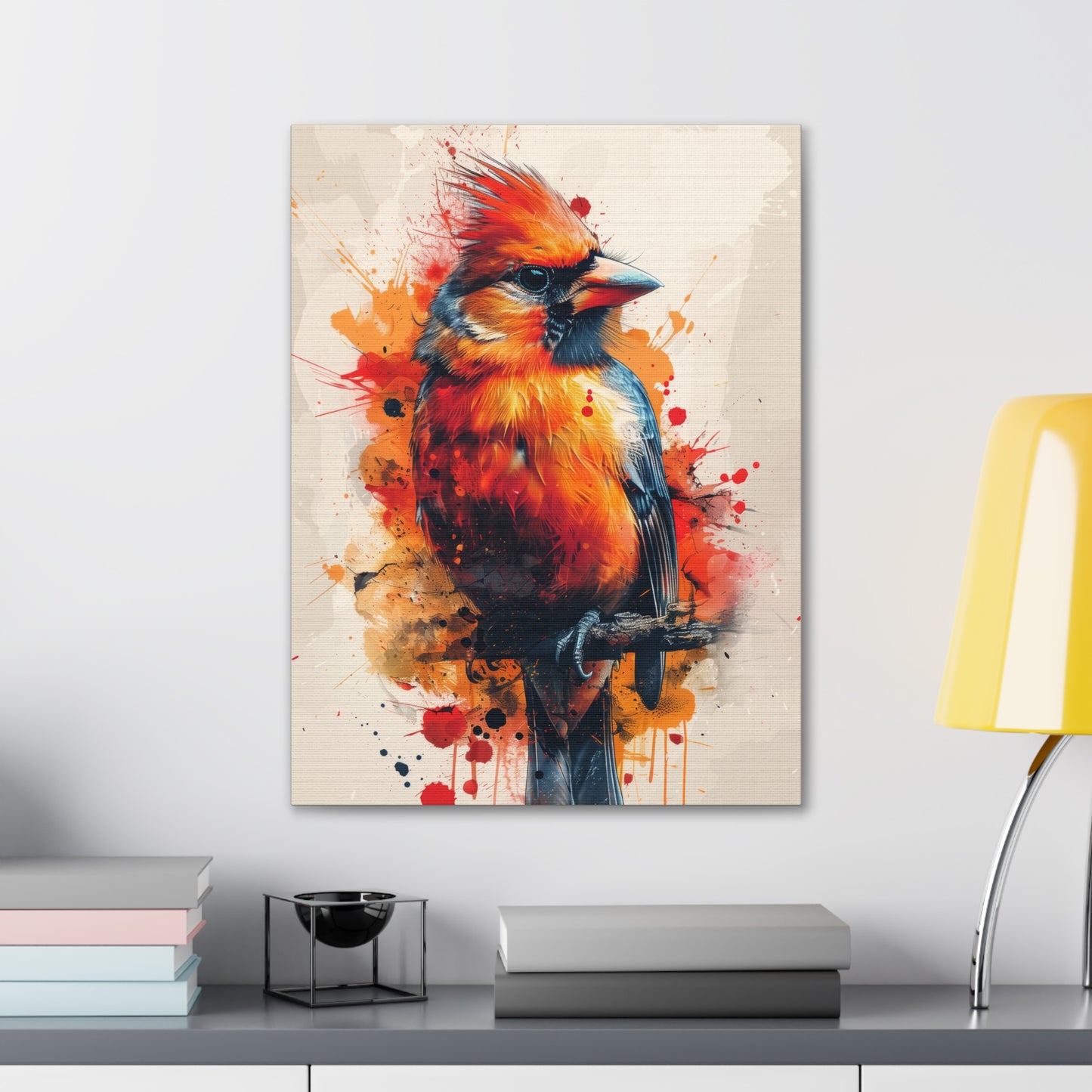 Bird - Abstract Illustration Canvas Gallery Wraps