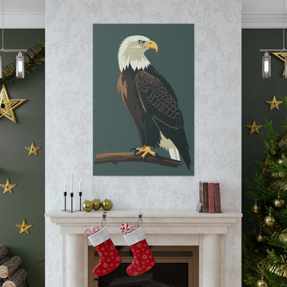 Eagle Digital Illustration Canvas Gallery Wraps