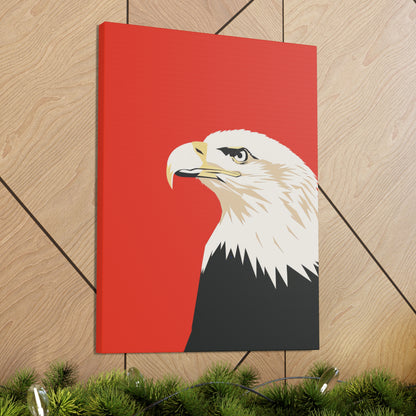 Bald Eagle Digital Illustration Canvas Gallery Wraps