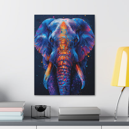 Elephant - Illustration Canvas Gallery Wraps