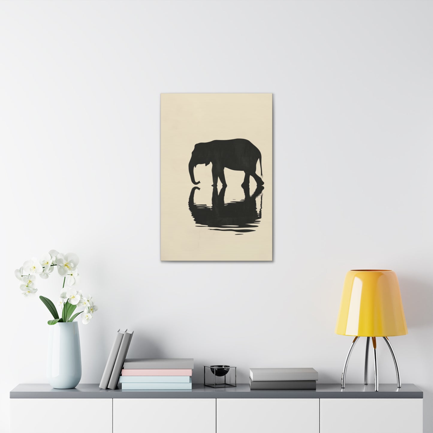 Elephant  Digital Illustration Canvas Gallery Wraps