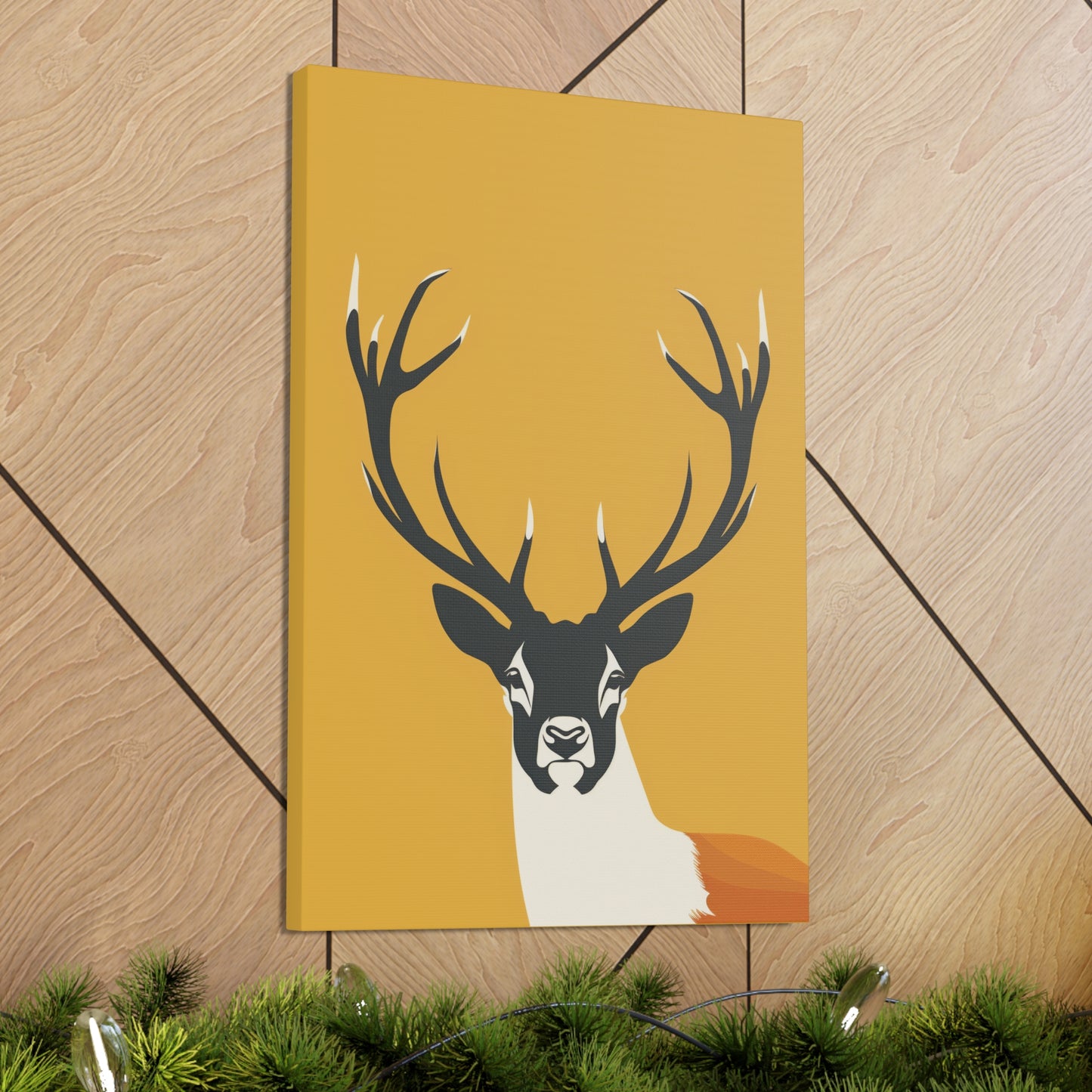 Reindeer - Digital Illustration Canvas Gallery Wraps