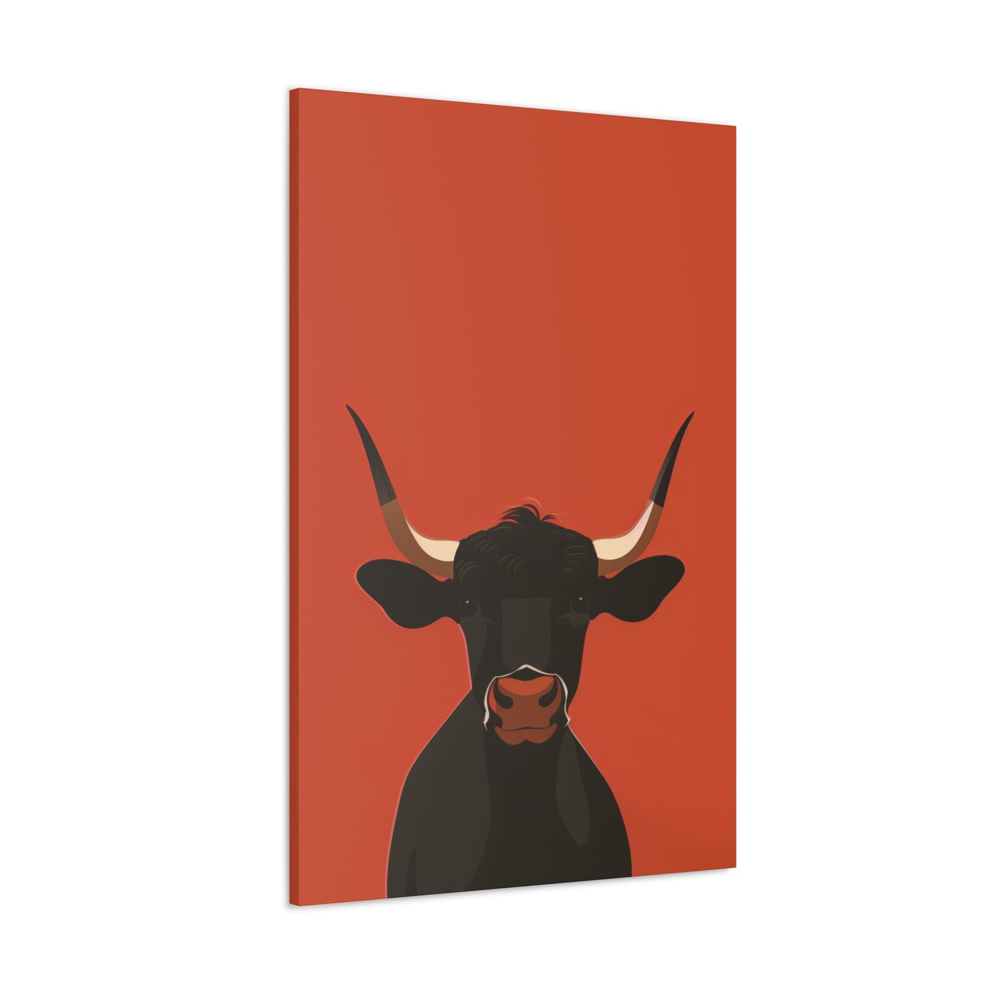 Bull Digital Illustration Canvas Gallery Wraps