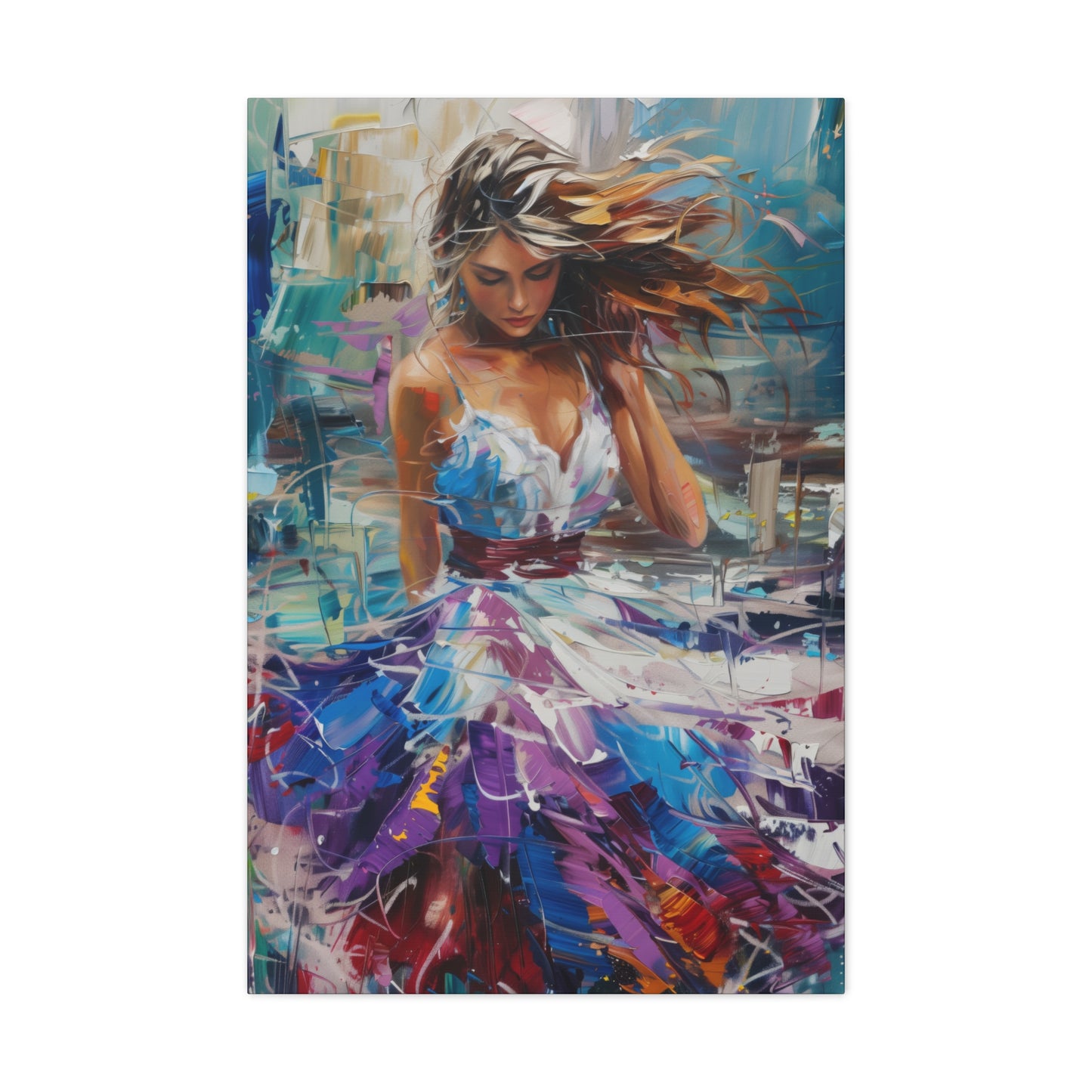 woman - Digital Print Canvas Gallery Wraps