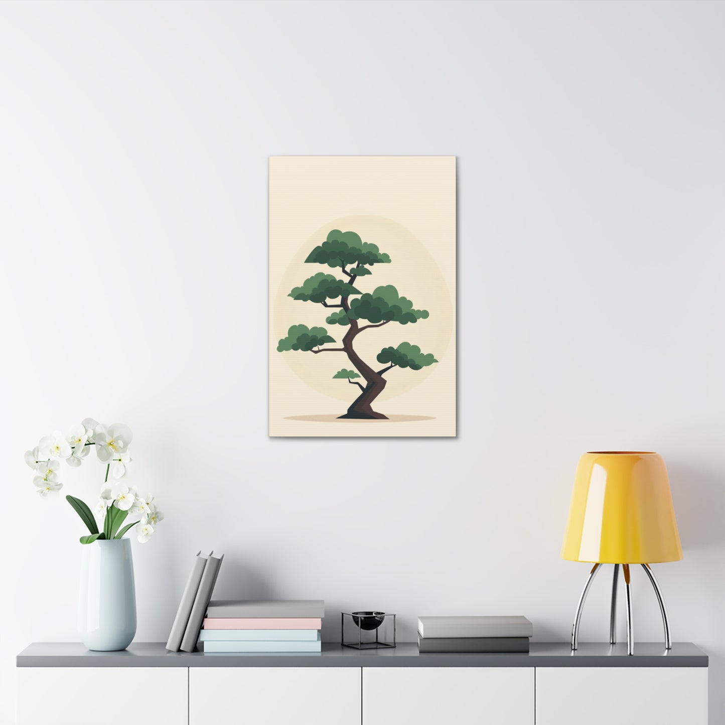 Bonsai Tree - Illustration Canvas Gallery Wraps