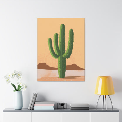 Cactus Plant - Illustration Canvas Gallery Wraps