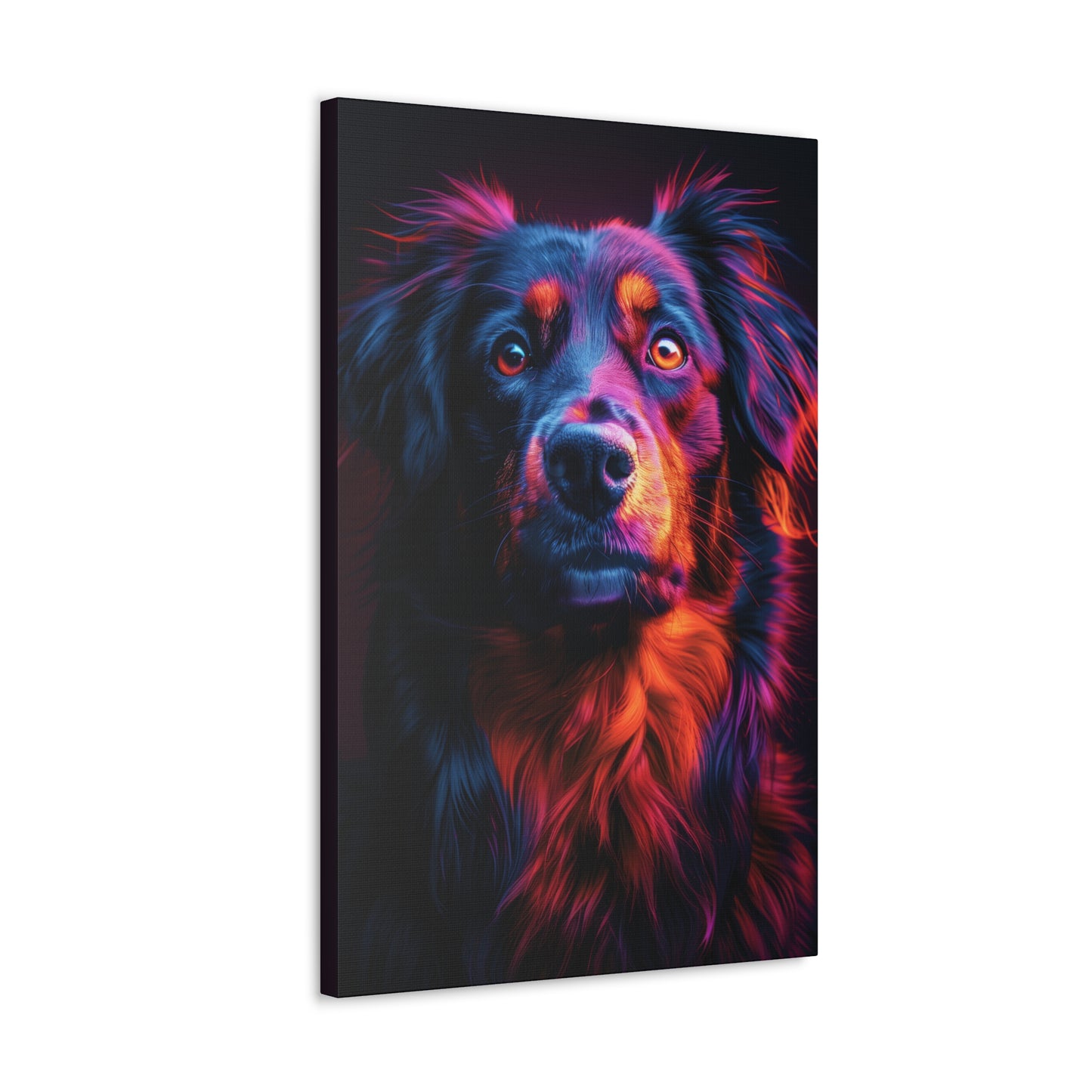 Labrador Dog - Abstract Illustration Canvas Gallery Wraps