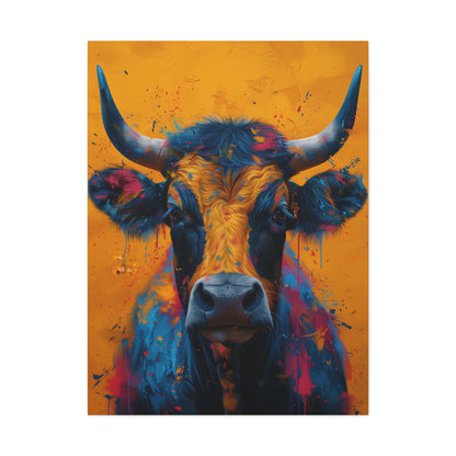 Buffalo - Illustration Canvas Gallery Wraps