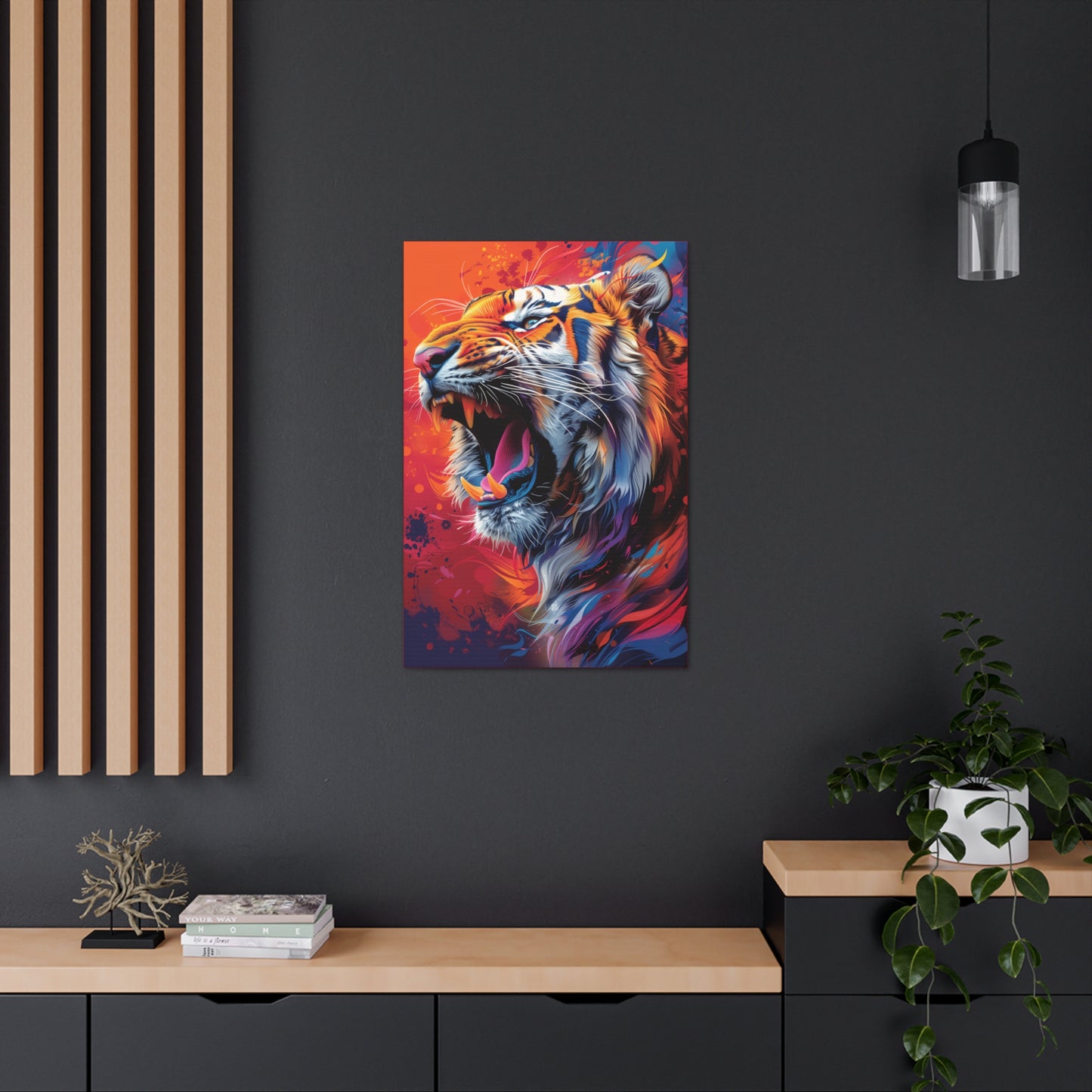 Tiger - Illustration Canvas Gallery Wraps