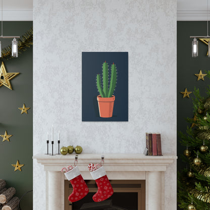 Cactus Plant - Illustration Canvas Gallery Wraps