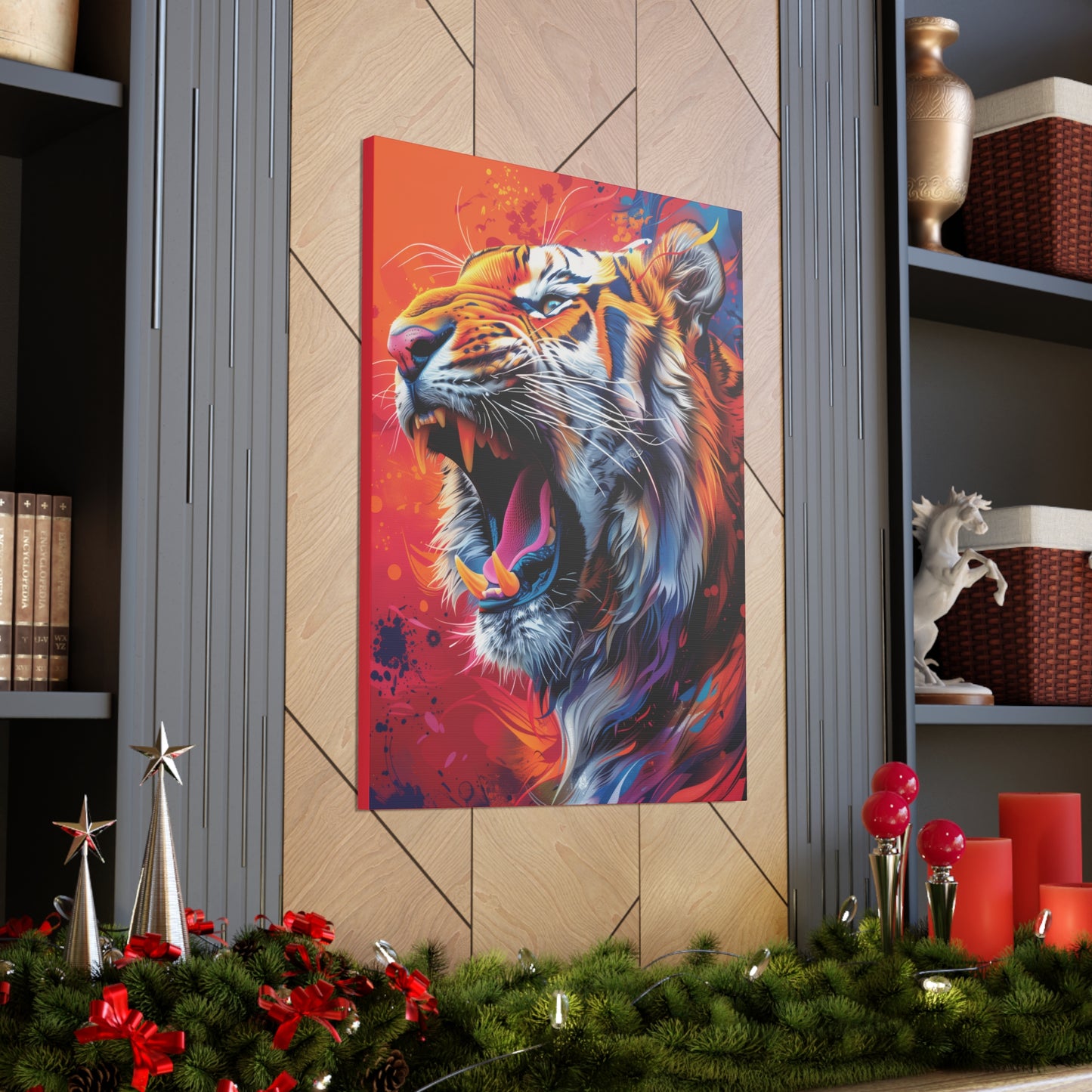 Tiger - Illustration Canvas Gallery Wraps