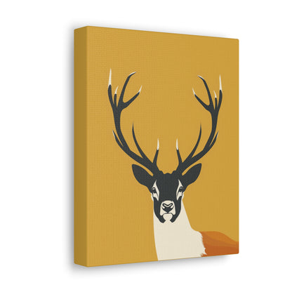 Reindeer - Digital Illustration Canvas Gallery Wraps