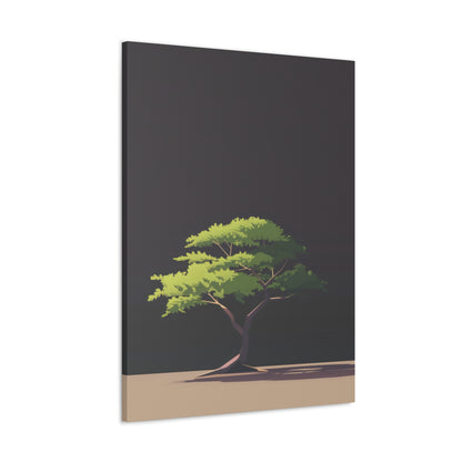 Bonsai Tree - Illustration Canvas Gallery Wraps