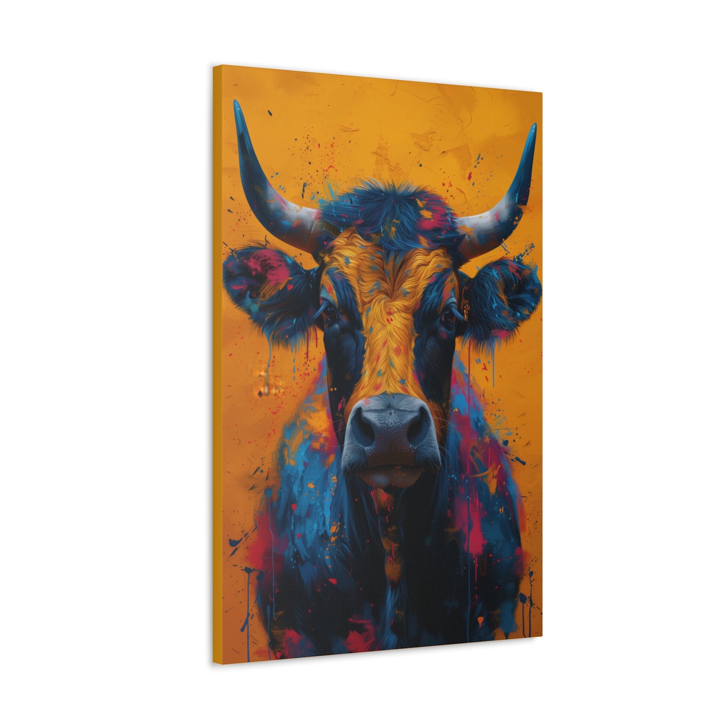 Buffalo - Illustration Canvas Gallery Wraps