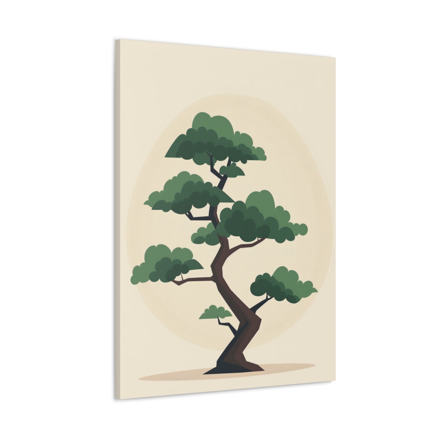 Bonsai Tree - Illustration Canvas Gallery Wraps