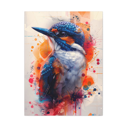 Bird - Abstract Illustration Canvas Gallery Wraps