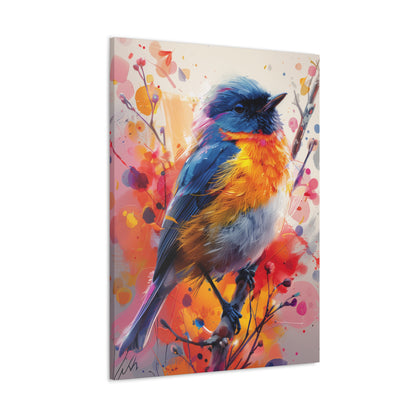 Bird - Abstract Illustration Canvas Gallery Wraps