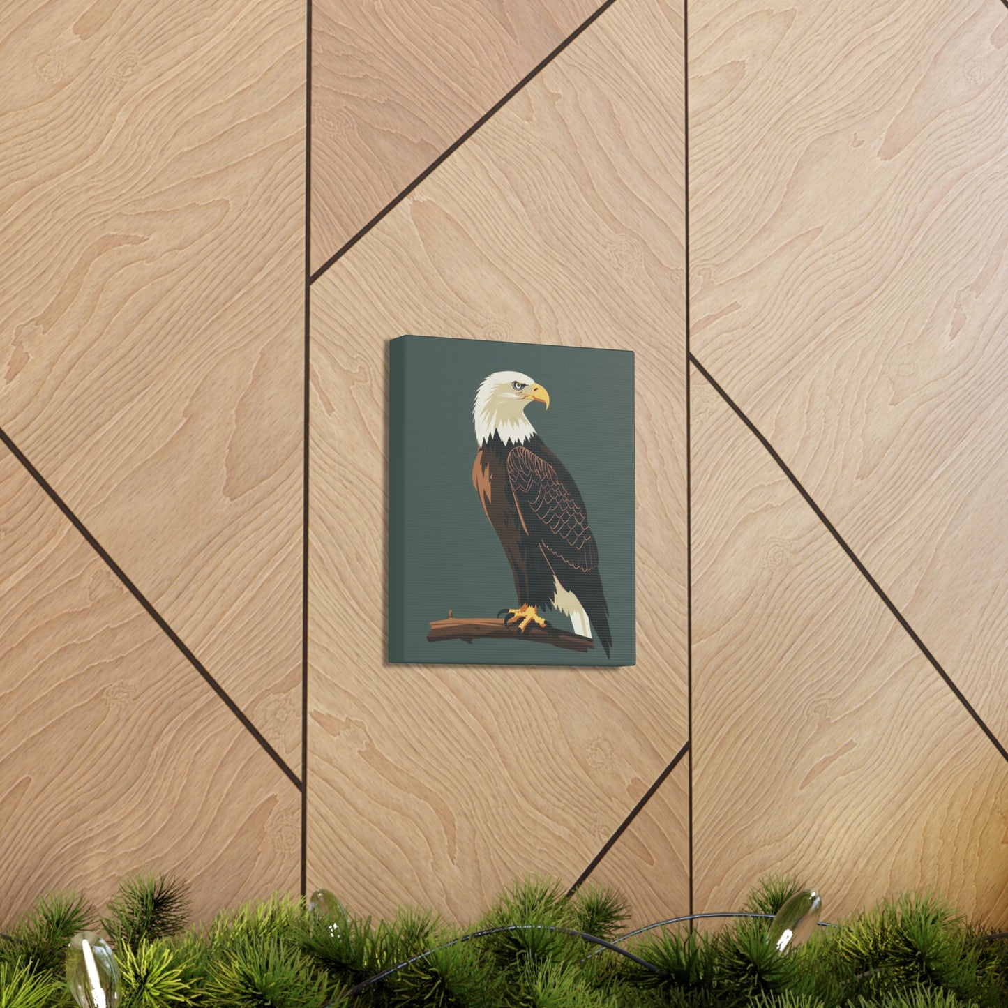 Eagle Digital Illustration Canvas Gallery Wraps