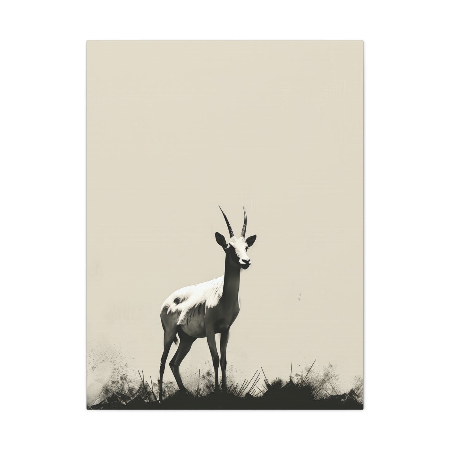 Goat Digital Illustration Canvas Gallery Wraps