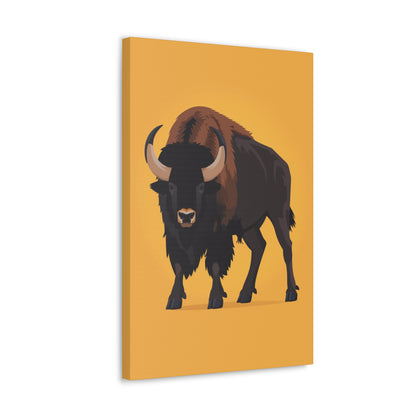 Bison - Digital Illustration Canvas Gallery Wraps