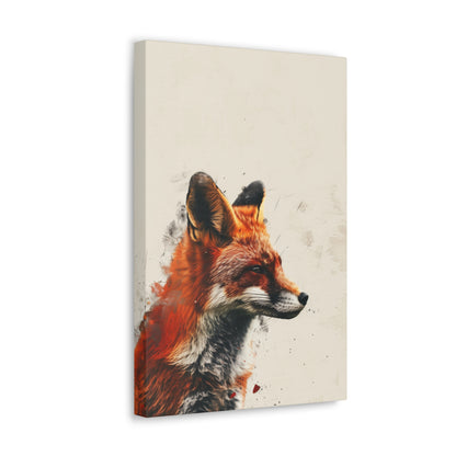 Fox Digital Illustration Canvas Gallery Wraps