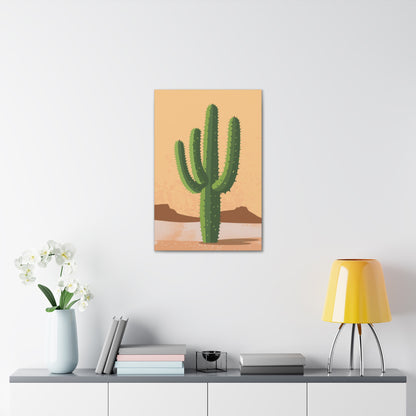 Cactus Plant - Illustration Canvas Gallery Wraps