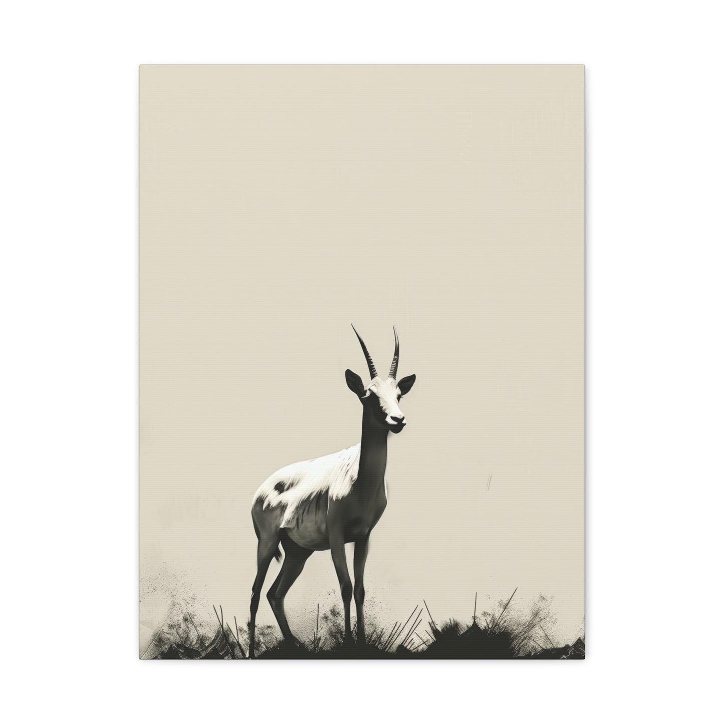 Goat Digital Illustration Canvas Gallery Wraps