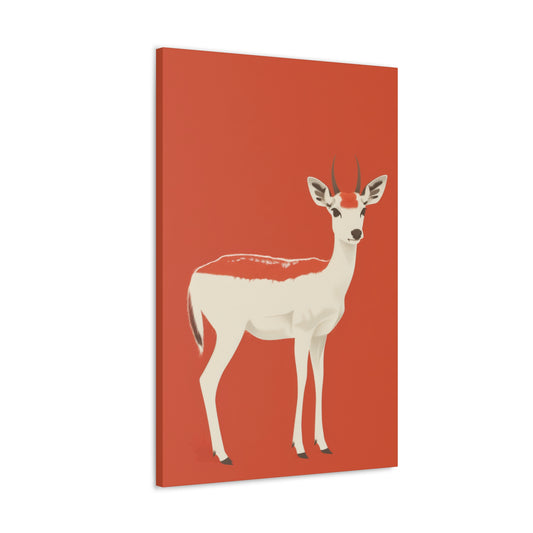 Deer Digital Illustration Canvas Gallery Wraps