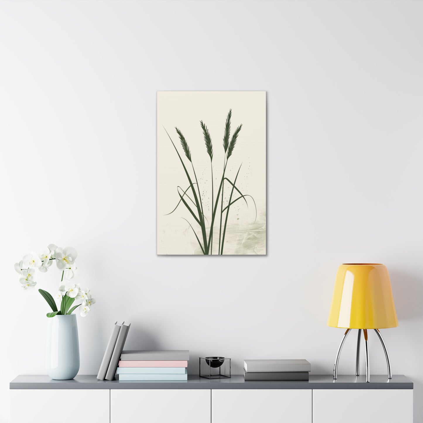 Grass Plant - Illustration Canvas Gallery Wraps