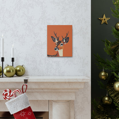 Deer - Digital Illustration Canvas Gallery Wraps