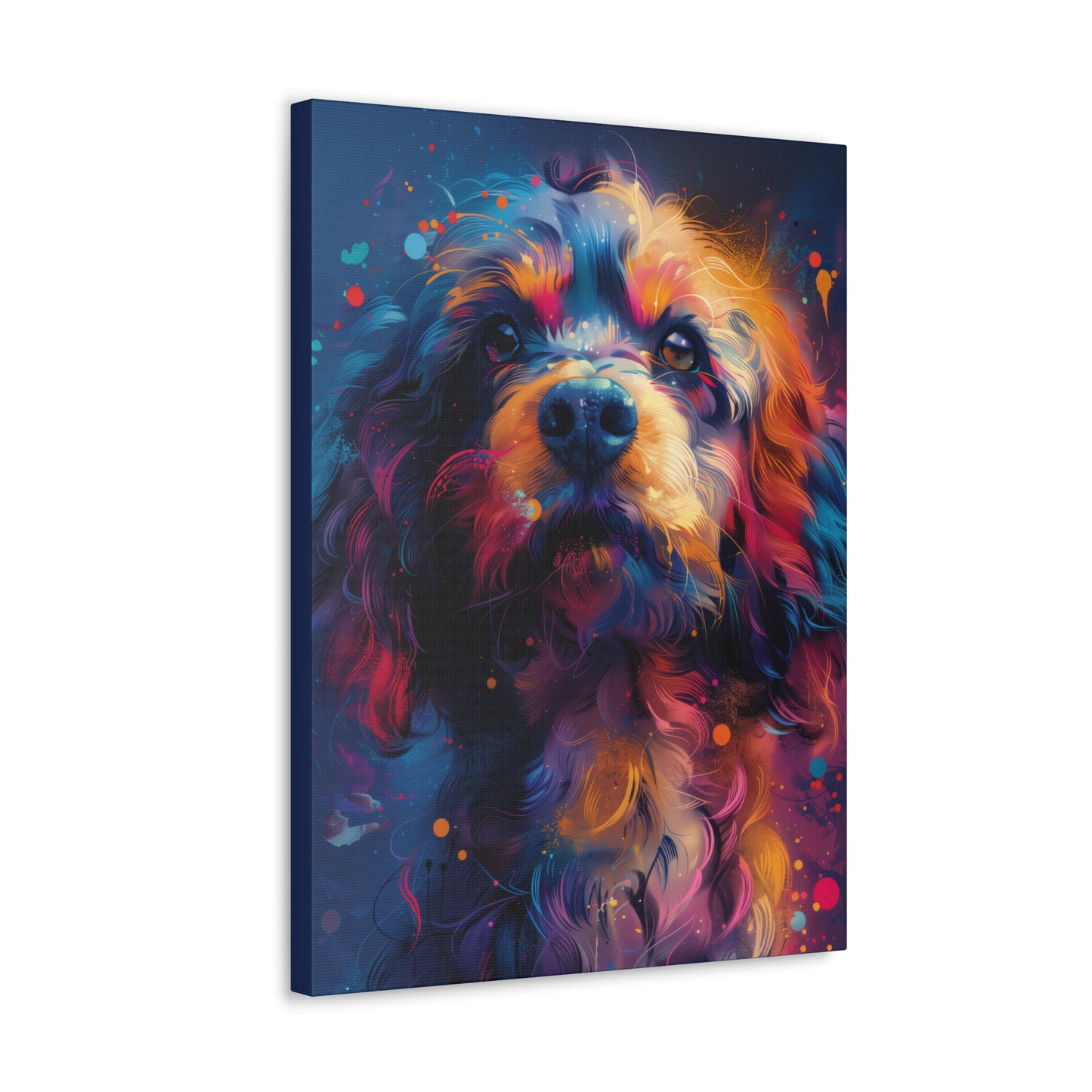 Terrier Dog - Illustration Canvas Gallery Wraps