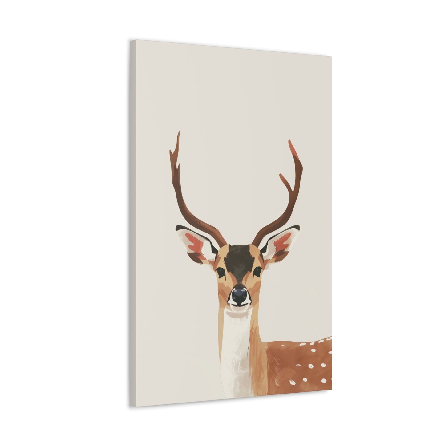 Deer Digital Illustration Canvas Gallery Wraps